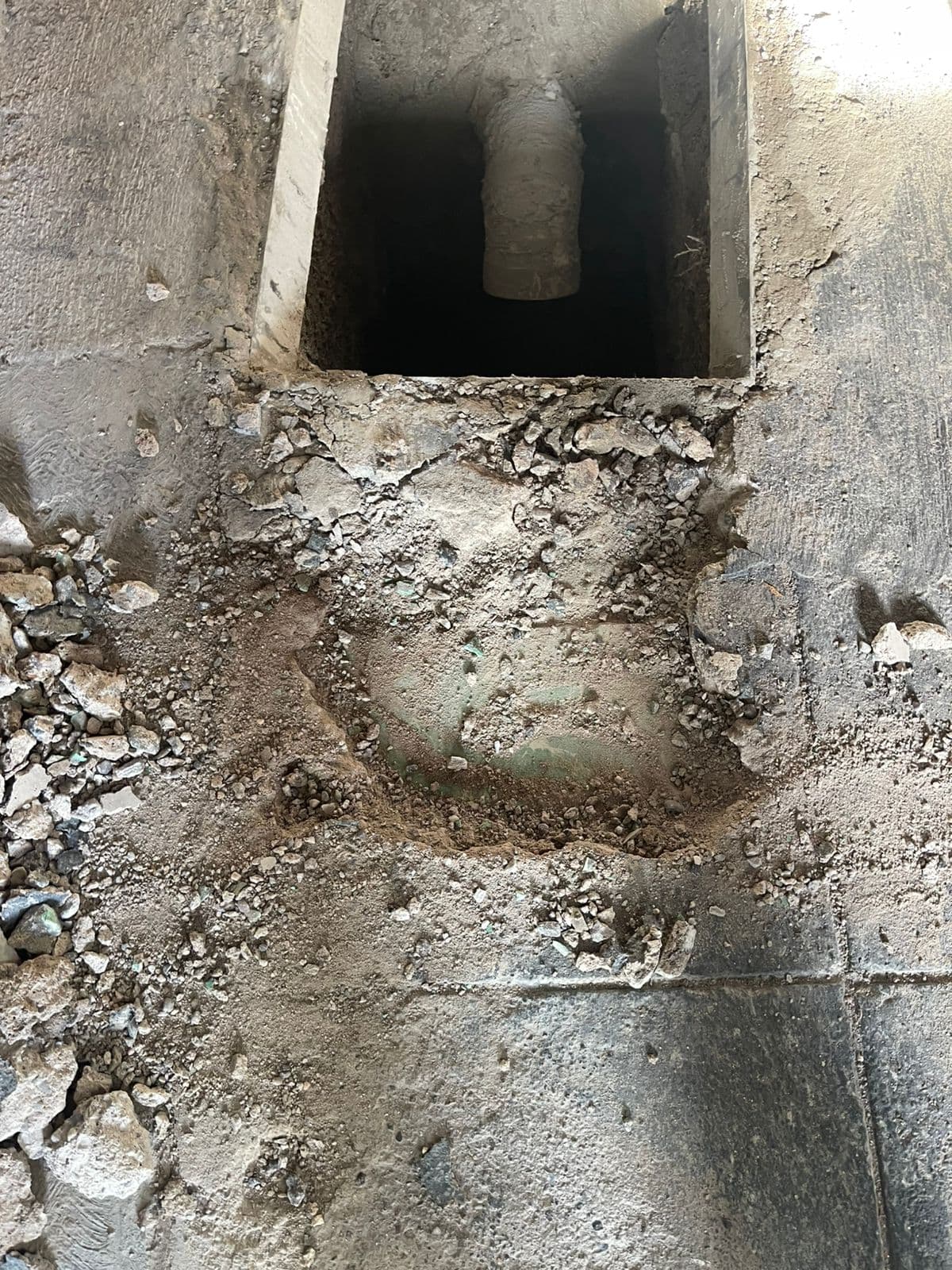 Excavación plomería
